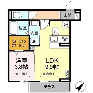 ノブレス【1階】の間取り