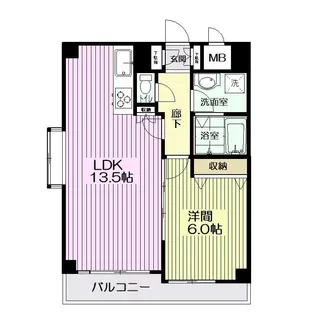 東京都葛飾区亀有5【マンション】の間取り