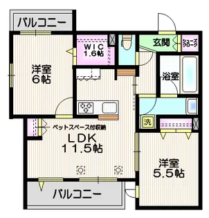 埼玉県川口市芝4【マンション】の間取り