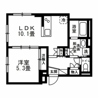Le Sereno【1階】の間取り