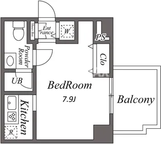 ユーレジデンス高輪台【12階】の間取り