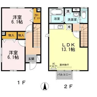 サニーコート松根IIの間取り