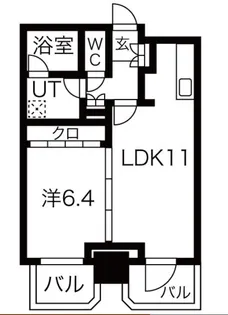 大阪府大阪市北区菅原町【マンション】の間取り