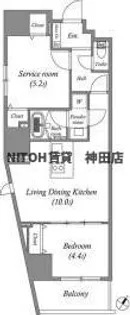 ルネサンスコート秋葉原【12階】の間取り