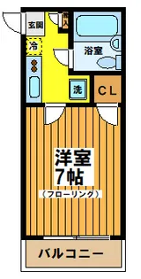 TフラッツII【1階】の間取り