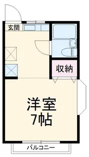 フィールドハウス【2階】の間取り