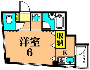 ダール大井【3階】の間取り