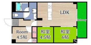 サンモール川上2【3階】の間取り