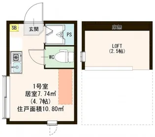 ハーモニーテラス志村坂上【2階】の間取り
