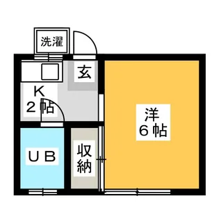 第2湘南ハイツ【1階】の間取り