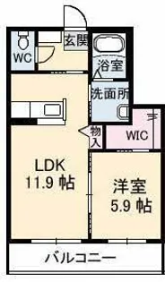 GRANTAGE下関【2階】の間取り