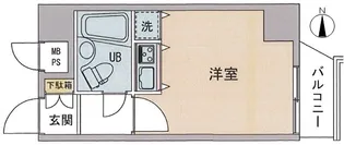 朝日プラザ一番町【4階】の間取り