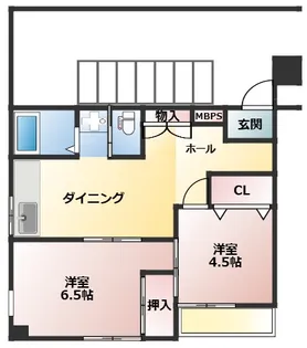 葵ハイツ【2階】の間取り