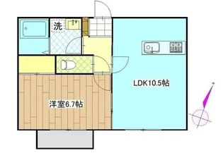セピア・ルージュ【2階】の間取り