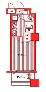 グランド・ガーラ横濱万世町【7階】の間取り