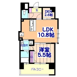 ガレット【8階】の間取り