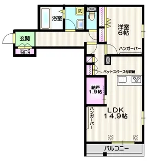 東京都板橋区中台3【マンション】の間取り