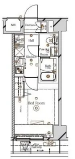ラフィスタ川崎III【2階】の間取り