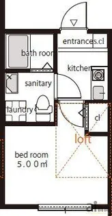東京都東村山市野口町1【アパート】の間取り