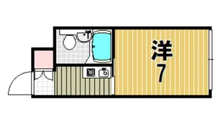 五泉ロイヤルマンション【2階】の間取り