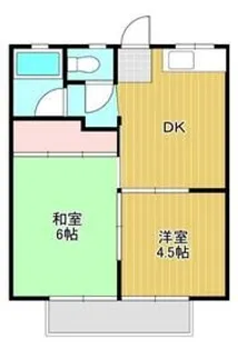 神谷ハイツ【2階】の間取り