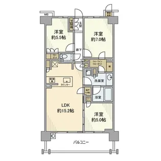 アネシア生田月見台【2階】の間取り
