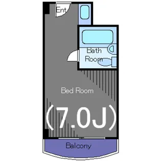 ユニハイツ勝どき【3階】の間取り
