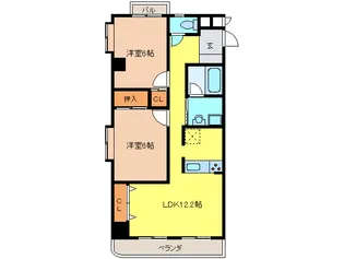グレイスコート元郷【3階】の間取り