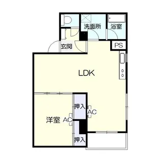 花澤ビル【4階】の間取り