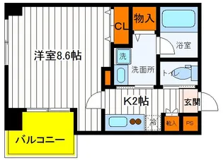 東京都立川市高松町3【マンション】の間取り