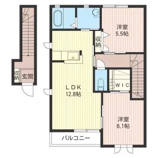 ミキホーム A【2階】の間取り