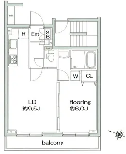 グランヴァン西馬込III【5階】の間取り