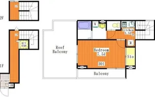 ネオコーポフロラI【3階】の間取り