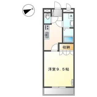 メルヴェール【1階】の間取り