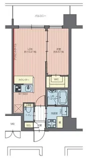 プレジオ練馬富士見台【1階】の間取り