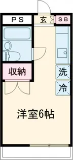 メゾンドリビエール【3階】の間取り