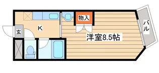 コートウィスタリア【4階】の間取り