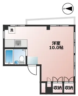 ファイブスポット【4階】の間取り