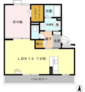 リバージュ A【2階】の間取り