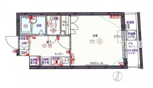 クレイシア北新宿【1階】の間取り