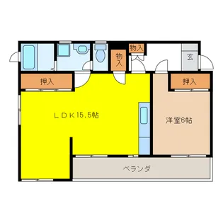 カーサ・ミーア【2階】の間取り