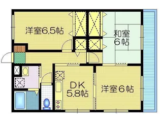 ボア・ソルテI【1階】の間取り