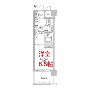コンフォリア東品川【3階】の間取り