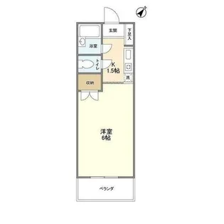 アイコート早稲田【4階】の間取り