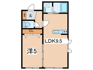 ファウンテンヒルズ大宮町【3階】の間取り