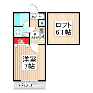 キミエール【1階】の間取り