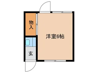 奥野アパート【1階】の間取り