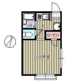 サニー・ヴェル【2階】の間取り