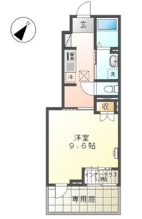 クレバーパレス【1階】の間取り