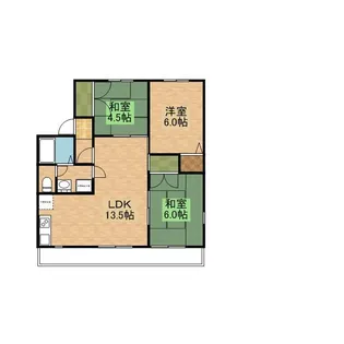 セジュールタテダ B【2階】の間取り